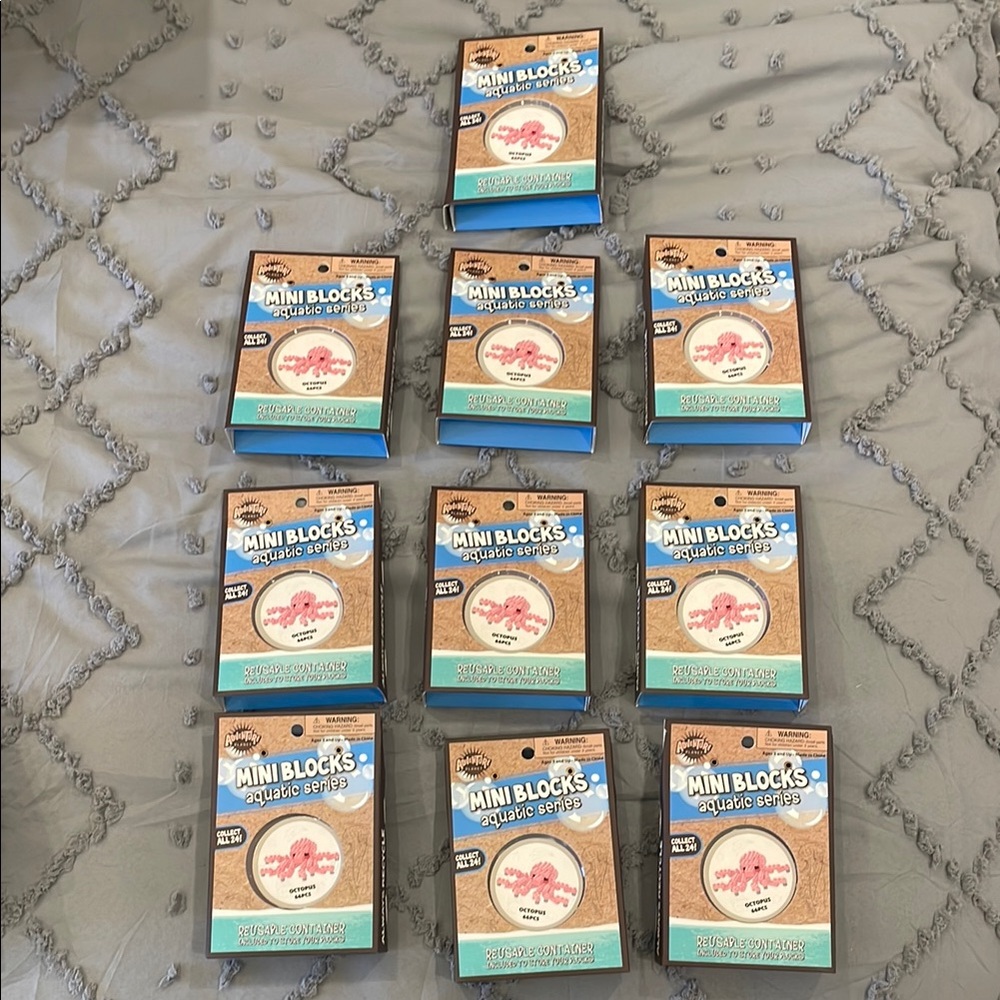 Mini Blocks Octopus Series Set party favors stocking stuffers class gift